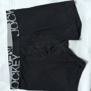 Men's jockey boxer briefs, black, pre-owned medium